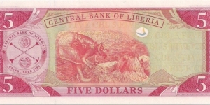 Banknote from Liberia