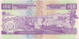 Banknote from Burundi