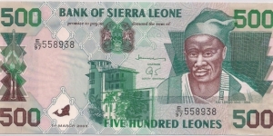 500 LEONES Banknote