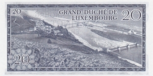 Banknote from Luxembourg