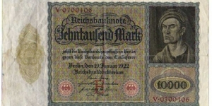 10'000 Mark__pk# 70__(E)__19.01.1922 Banknote