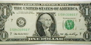 US FRN 2006 Dis. G  86 sn  Banknote