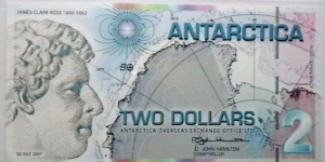 Antartica 2007 2 Dollar  Banknote