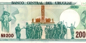 Banknote from Uruguay