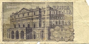 Banknote from Italy