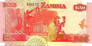 Banknote from Zambia