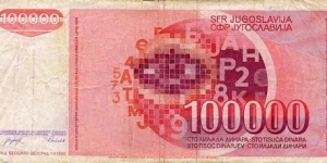 Banknote from Yugoslavia