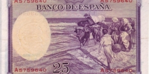 Banknote from Spain