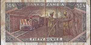 Banknote from Zambia