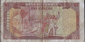 Banknote from Zambia