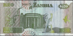 Banknote from Zambia