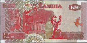 Banknote from Zambia