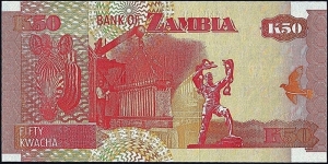 Banknote from Zambia