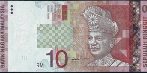 Malaysia N.D. 10 Ringgit. Banknote