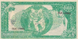 Banknote from Indonesia