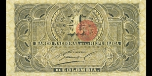 Banknote from Colombia