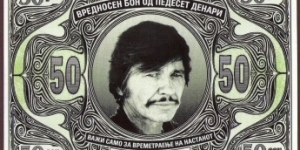 LOCAL ISSUE BON 50 DENARI(ND) CHARLES BRONSON RRR, Banknote