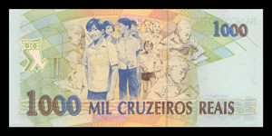 Banknote from Brazil