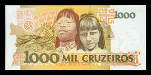 Banknote from Brazil