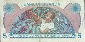 Banknote from Uganda