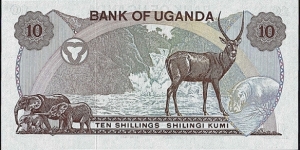 Banknote from Uganda