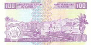 Banknote from Burundi