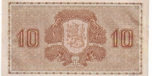 Banknote from Finland