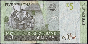 Banknote from Malawi