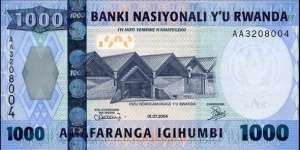 1000 Frnacs Banknote