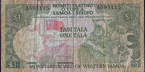 Western Samoa N.D. 1 Tala. Banknote