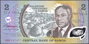 Western Samoa N.D. 2 Tala. Banknote