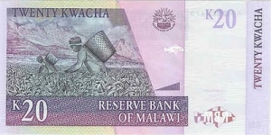 Banknote from Malawi