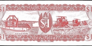 Banknote from Guyana