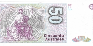 Banknote from Argentina