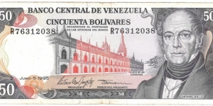 50 Bolivares Banknote