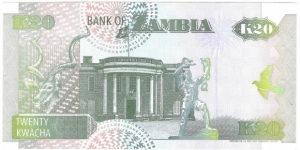 Banknote from Zambia