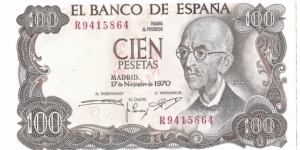 100 Pesetas Banknote