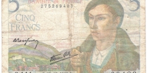 5 Francs(1943) Banknote