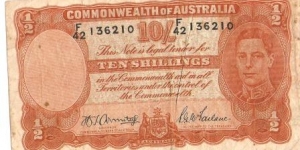 ten shillings Banknote