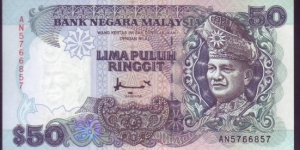 50 RINGGIT SIGNED BY AHMAD DON Banknote