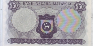 Banknote from Malaysia