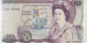 20 POUNDS Banknote