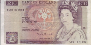 10 POUNDS Banknote