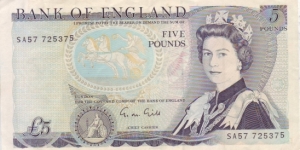 5 POUNDS Banknote