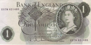  1 POUNDS Banknote