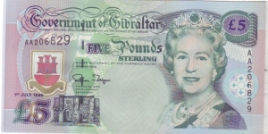 5 POUNDS Banknote
