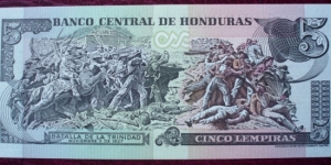 Banknote from Honduras