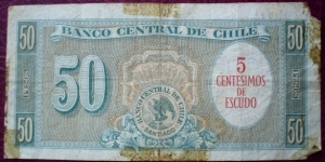 Banknote from Chile