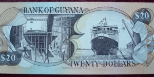 Banknote from Guyana