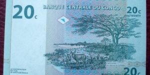 Banknote from Congo